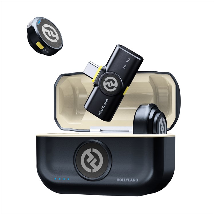 Hollyland Lark M2 with USB-C Plug (Duo,Shine Charcoal)