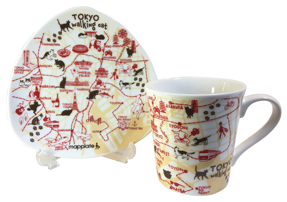 東京お散歩猫ちゃん』プレート – totemap