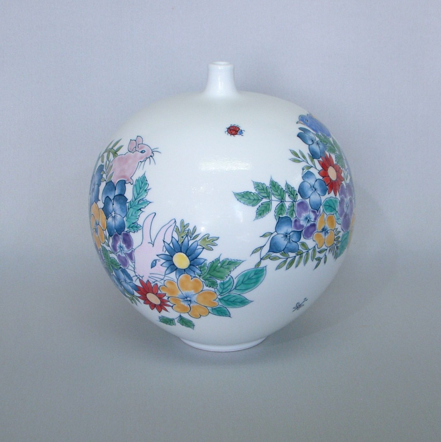 花器・壷（磁器）】萩焼窯元陶華山 松尾藻風窯
