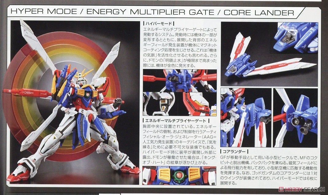 ガンプラ】RG 1/144『ゴッドガンダム』機動武闘伝Gガンダム プラモデル