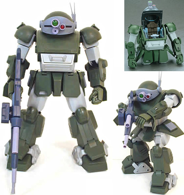 ボトムズ・1/12スコープドッグ＆キリコ・キュービー 【やまと】
