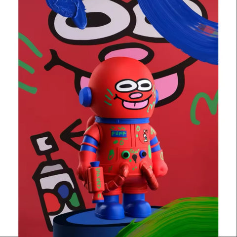 MEGA SPACE MOLLY 400% Jon Burgerman Space Cadets Series PUFF 2025