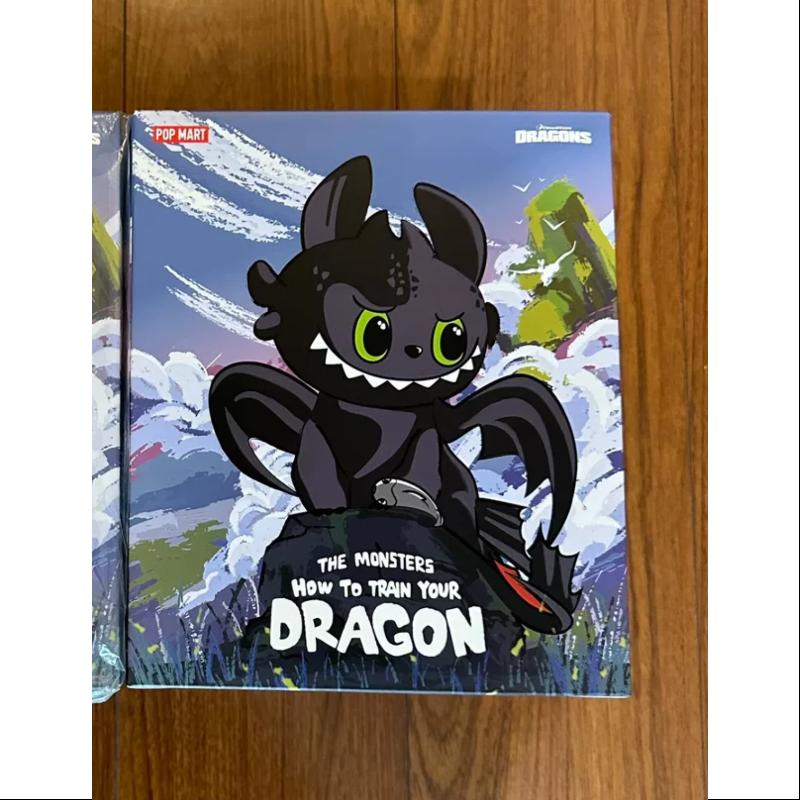 Labubu The Monsters How to Train Your Dragon Black Figurine