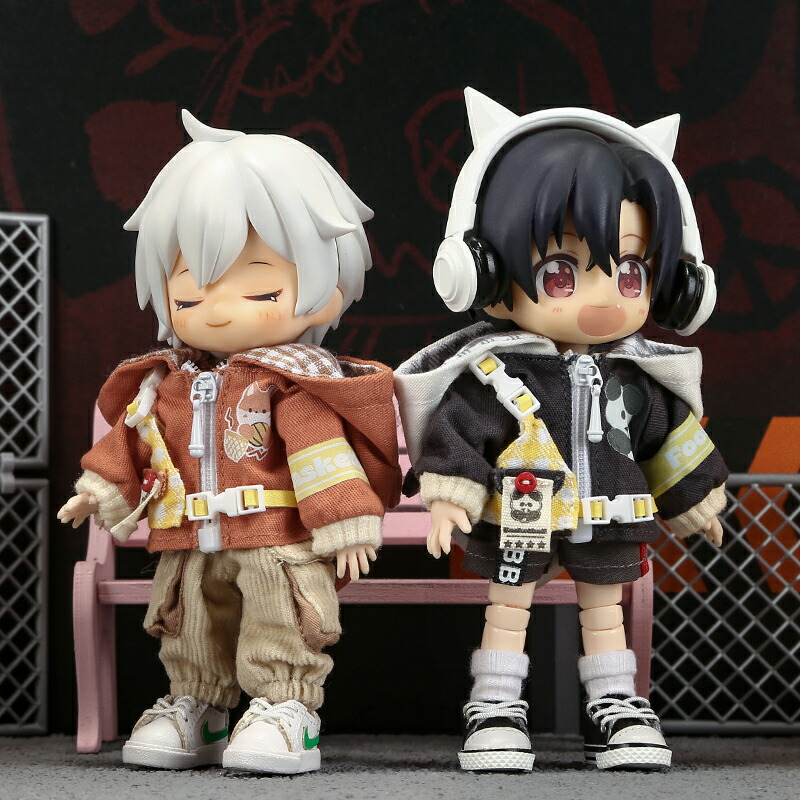 楽天市場】オビツ11 ドール 人形 服 衣装 きつね パンダ ジャンパー