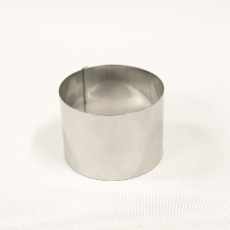 楽天市場】ハゼ折り 丸セルクル型 55×H50mm ステンレス 馬嶋屋菓子道具