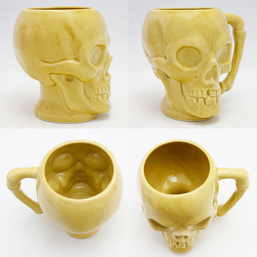 楽天市場】EDGE SKULL MUG スカルマグカップ 300ml 全12色 九谷焼