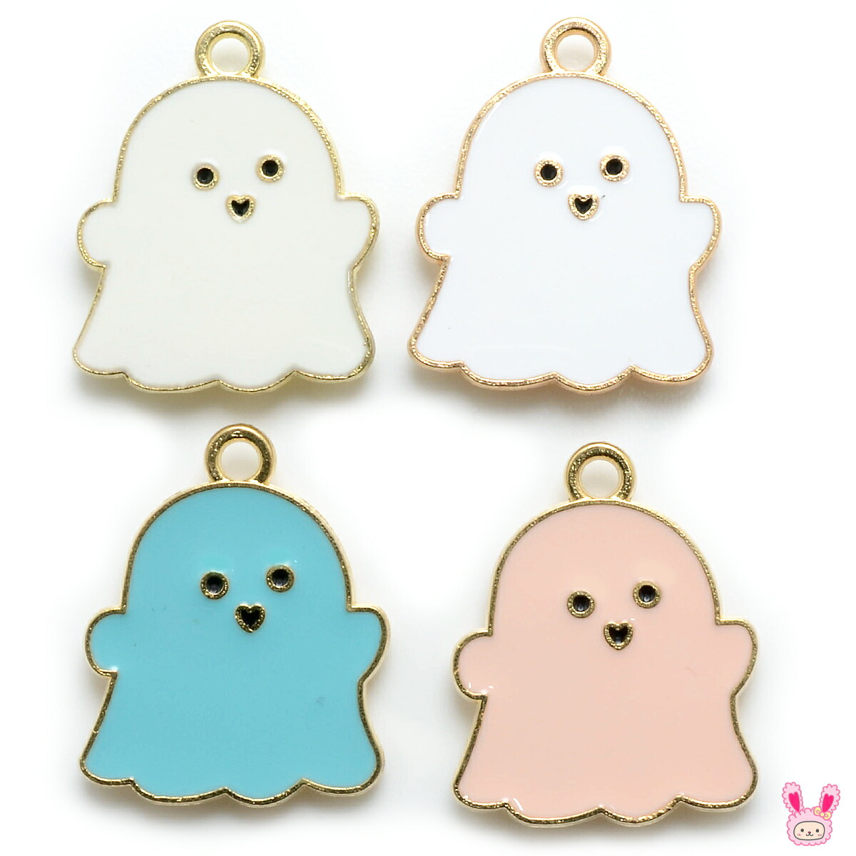 楽天市場】アクセサリーパーツ ハロウィン ゆるっとパステルおばけ