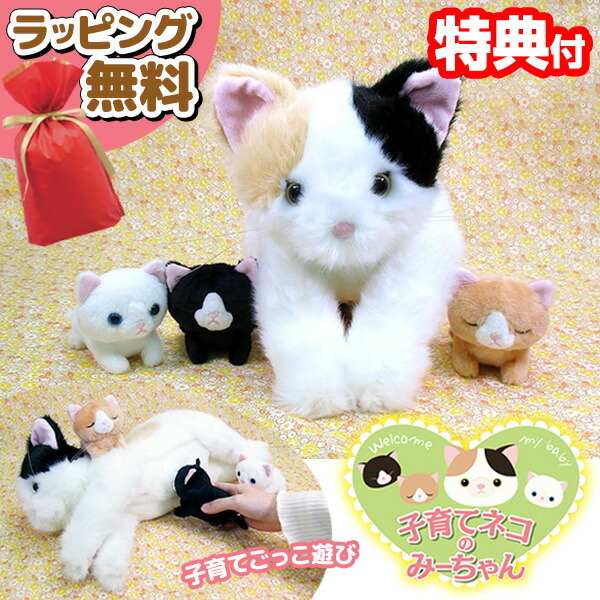 楽天市場】【2/25限定2人に1人最大100%P】子育てネコのみーちゃん