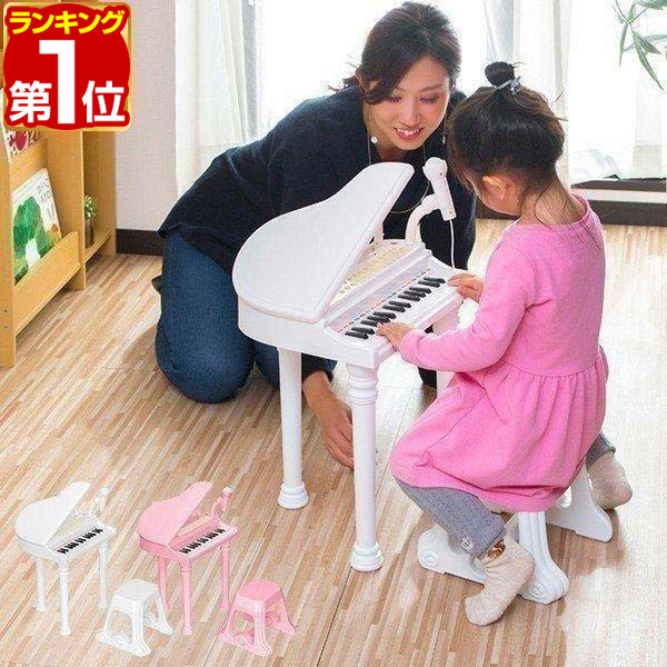 楽天市場】【楽天1位】RiZKiZ おもちゃ ピアノ マイク付き ミニピアノ