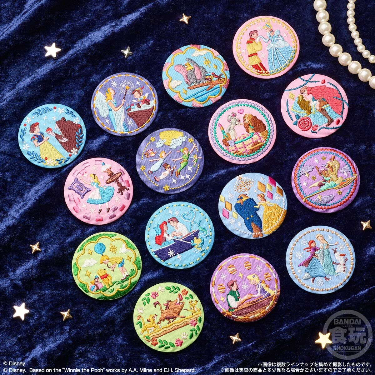 楽天市場】【全15種セット】バンダイ 再販 Disney Characters 刺繍缶