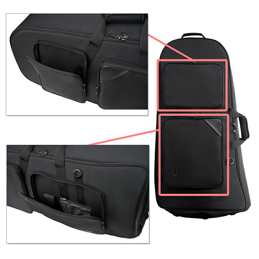 楽天市場】PROTEC プロテック チューバ用ケース ギグバック PL251