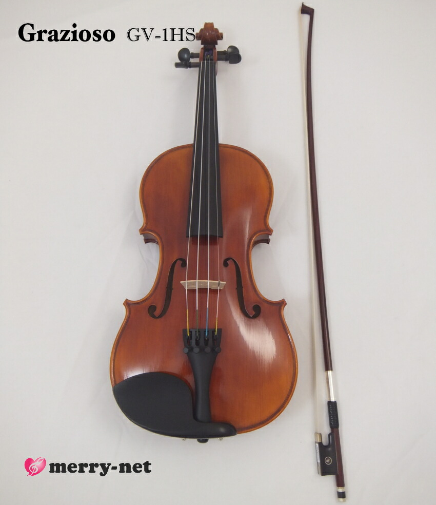 楽天市場】Grazioso GV-1HS 4/4 バイオリン 4点セット : 楽器のこと