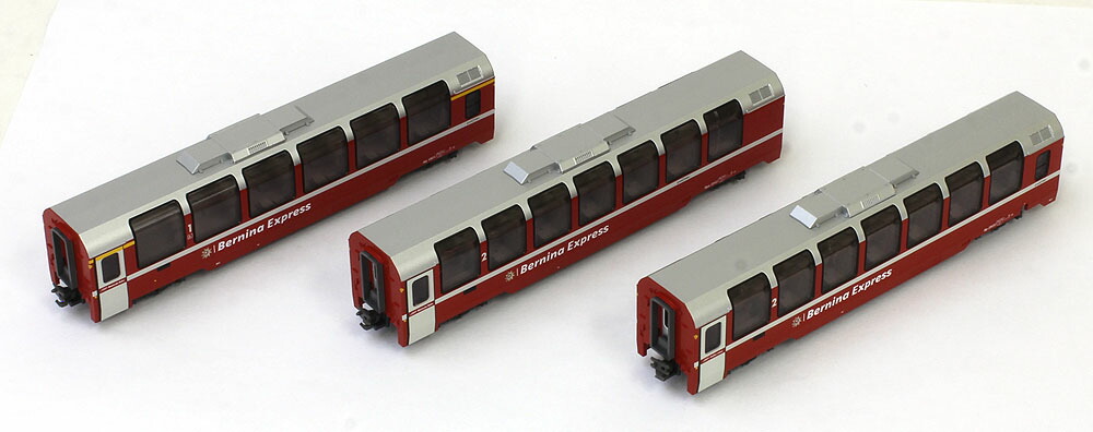 楽天市場】レーティッシュ鉄道 ベルニナ急行(新ロゴ) 基本セット(3両