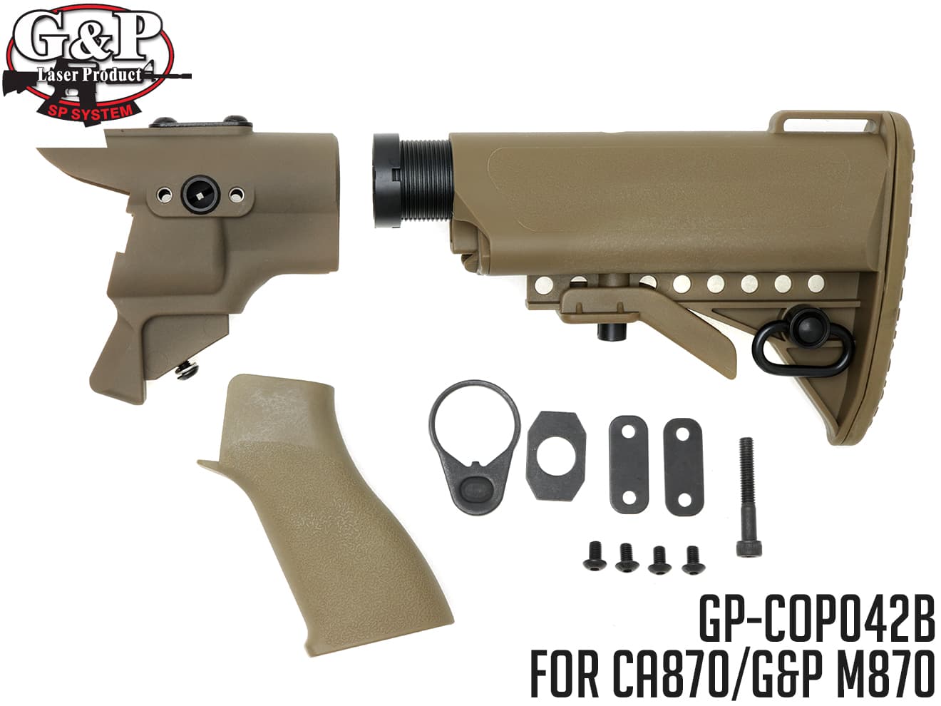 楽天市場】【送料無料】G&P ピストルグリップ&VLTORストックセットA SA