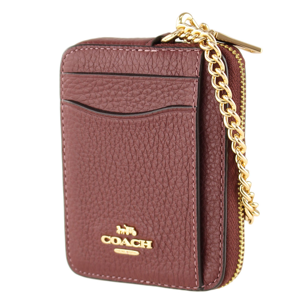 楽天市場】コーチ カードケース ミニ財布 COACH 6303 IMWIN ワイン