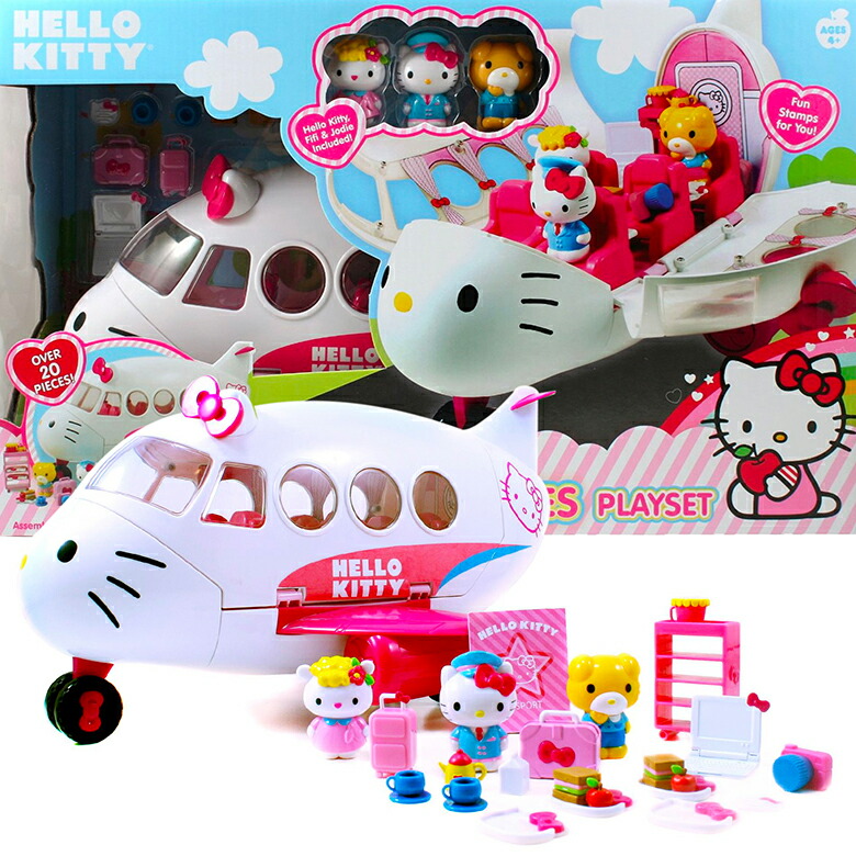 楽天市場】ジェイダ トイズ Jada Toys ハローキティ ジェット飛行機
