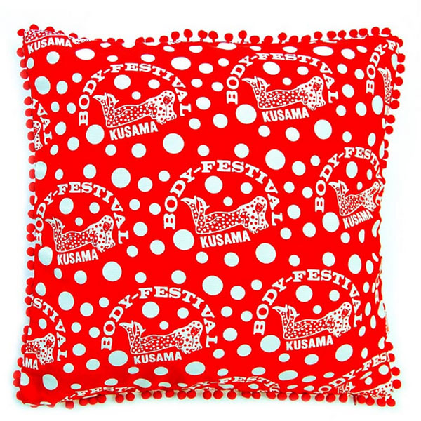 楽天市場】草間彌生 yayoi kusama クッション クッションカバー