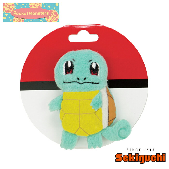 楽天市場】【ネコポス可】 ポケモン ゼニガメ ぬいぐるみバッジpokemon