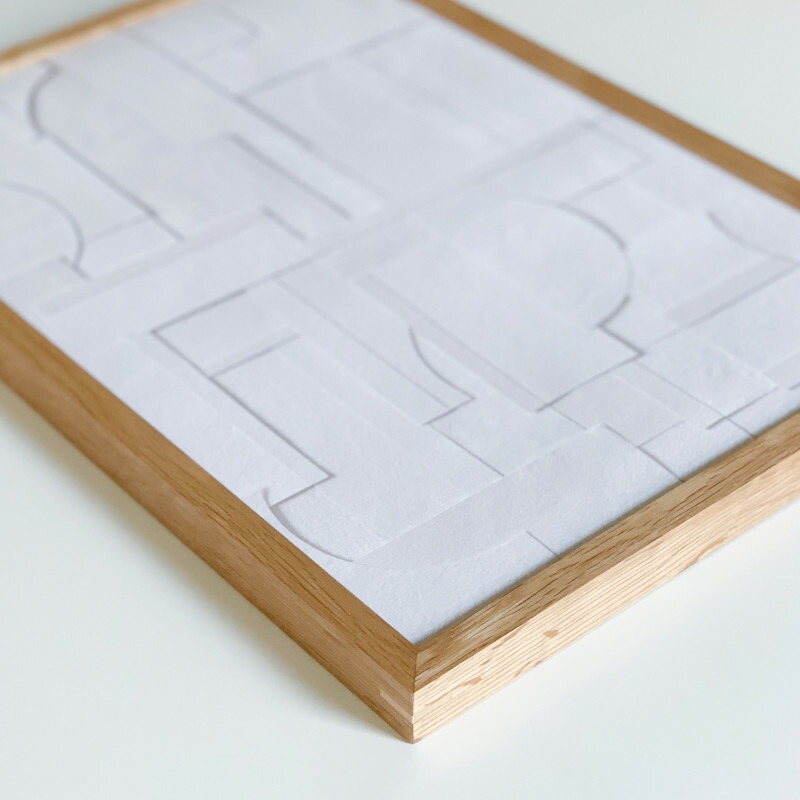 楽天市場】日本製 nest ポスターフレーム 木製 オーク 無垢材 50x70cm