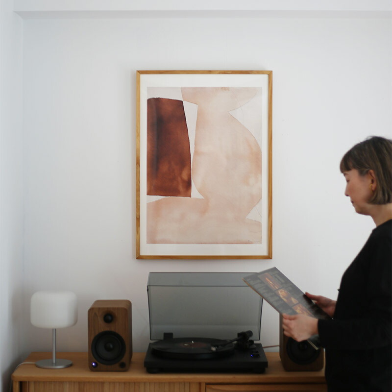 楽天市場】日本製 nest ポスターフレーム 木製 オーク 無垢材 50x70cm