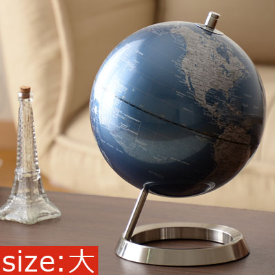 楽天市場】オブジェ 地球儀 英語表記 世界地図 卓上 回る 球体 惑星