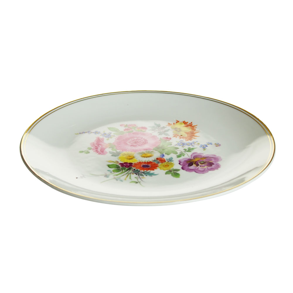 楽天市場】マイセン (Meissen) ヴィンテージ ブーケ飾り皿 20CB No.195