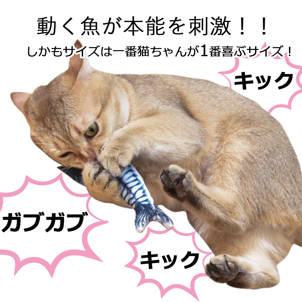 楽天市場】【クーポンで10％OFF 24日9:59まで】 お魚ピチピチ 猫