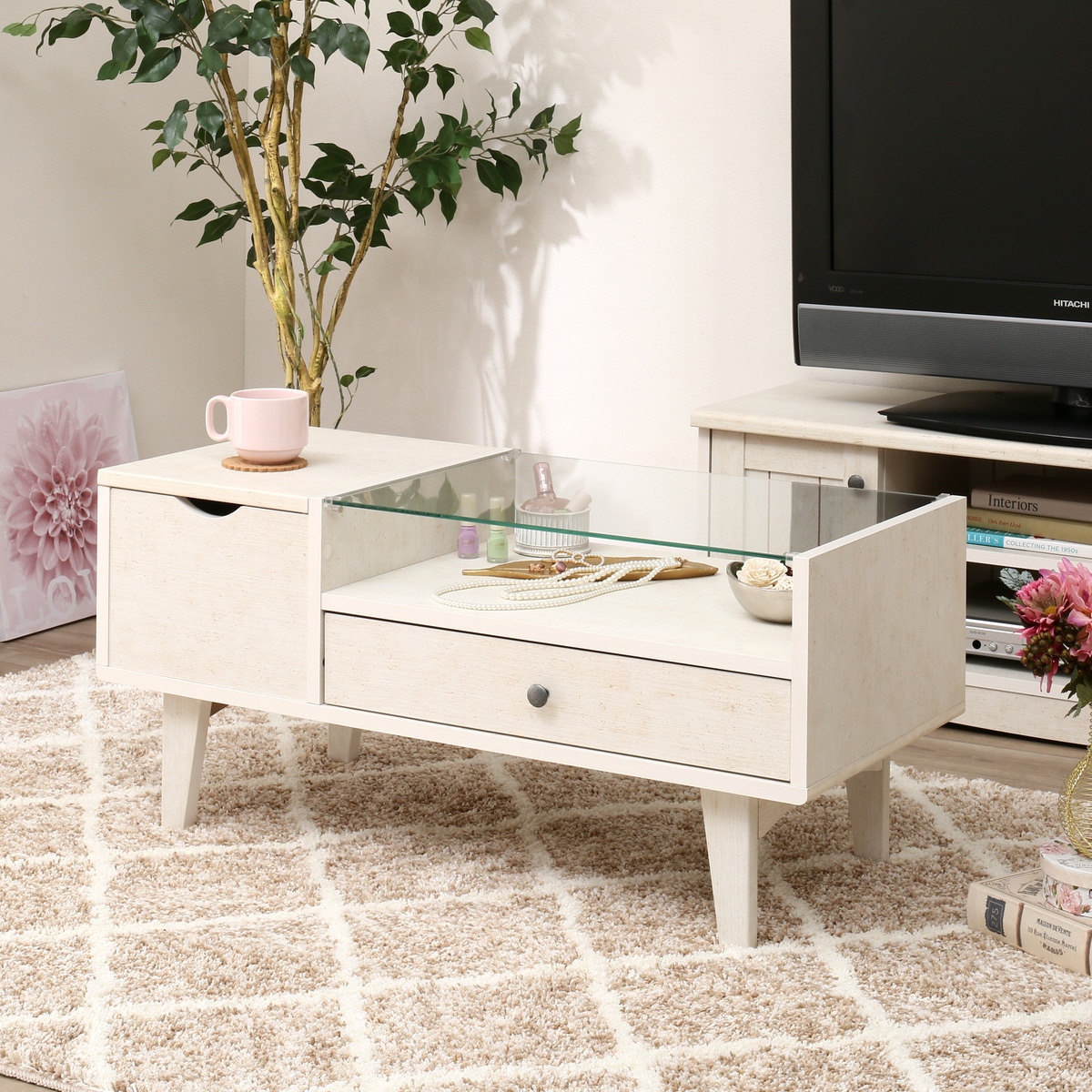 楽天市場】[幅90cm] ドレッサーテーブル (リズバレー9040T) ニトリ