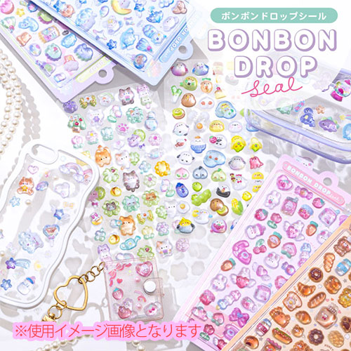 楽天市場】BONBON DROPシール churukira ボンボンドロップシール そら