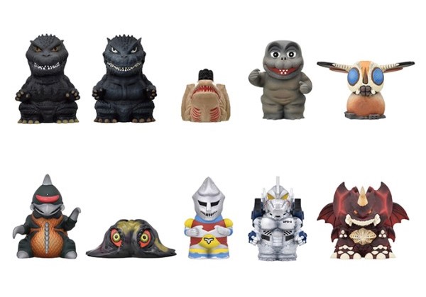 楽天市場】ゴジラ ソフビ パペットマスコット2 全10種 コンプリート