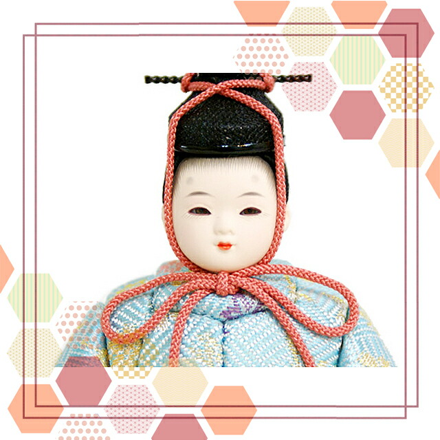 楽天市場】雛人形 吉徳大光 一秀 木目込み人形 幅43cmコンパクト 親王