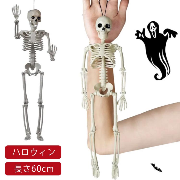 楽天市場】ガイコツ ハロウィン 飾り がいこつ スカル どくろ ドクロ