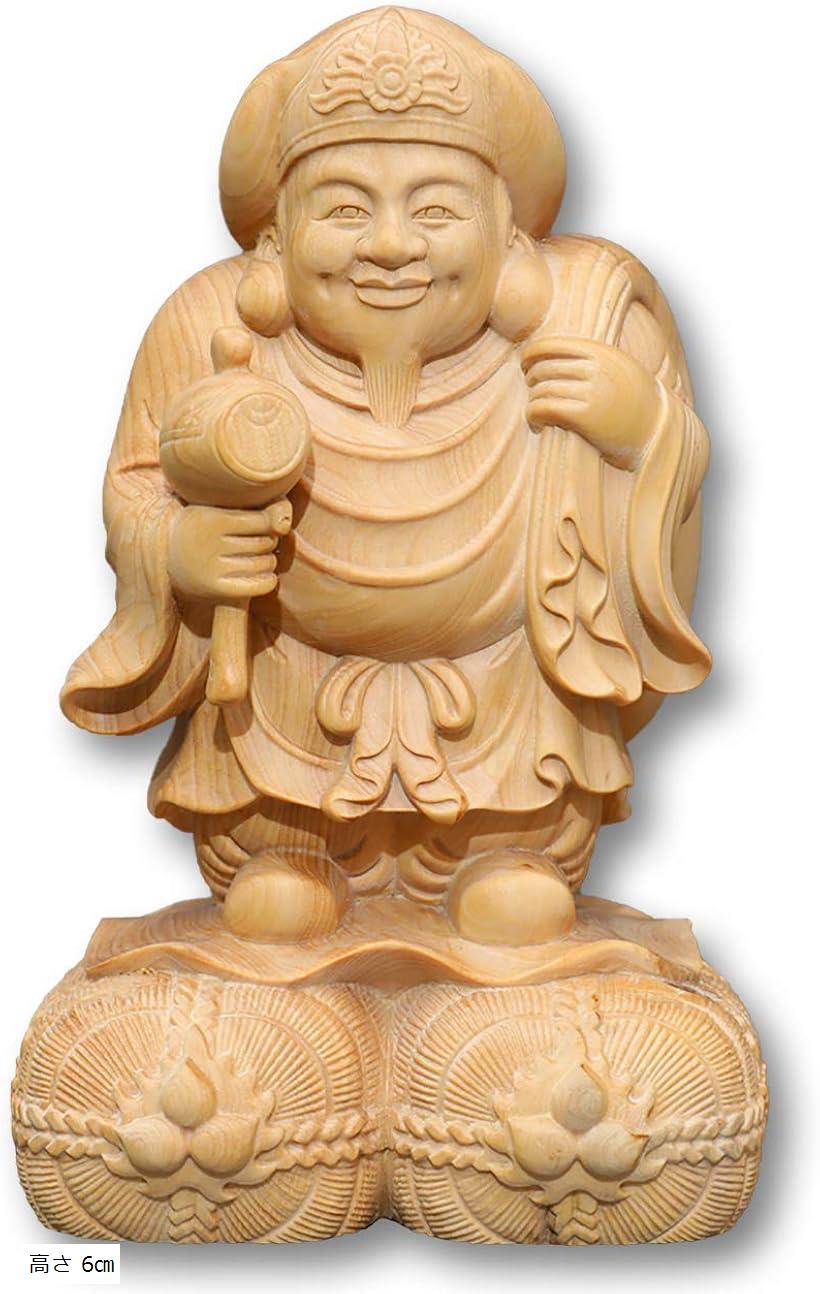 楽天市場】七福神 大黒様 立像 木彫り金運 財運 商売 繁盛 招福 彫刻