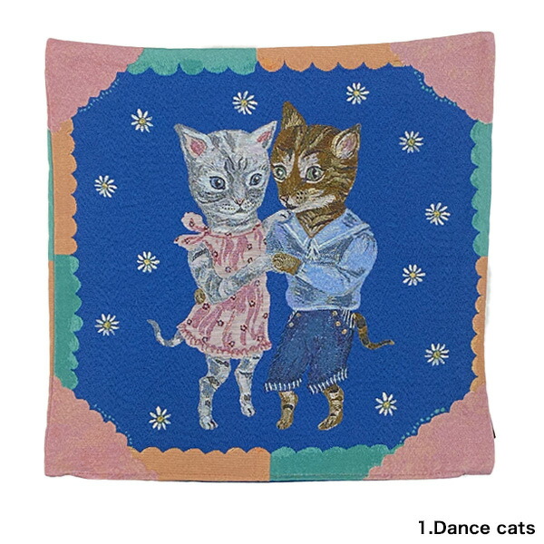 楽天市場】ナタリーレテ クッションカバー D【45×45cm 猫グッズ 猫雑貨