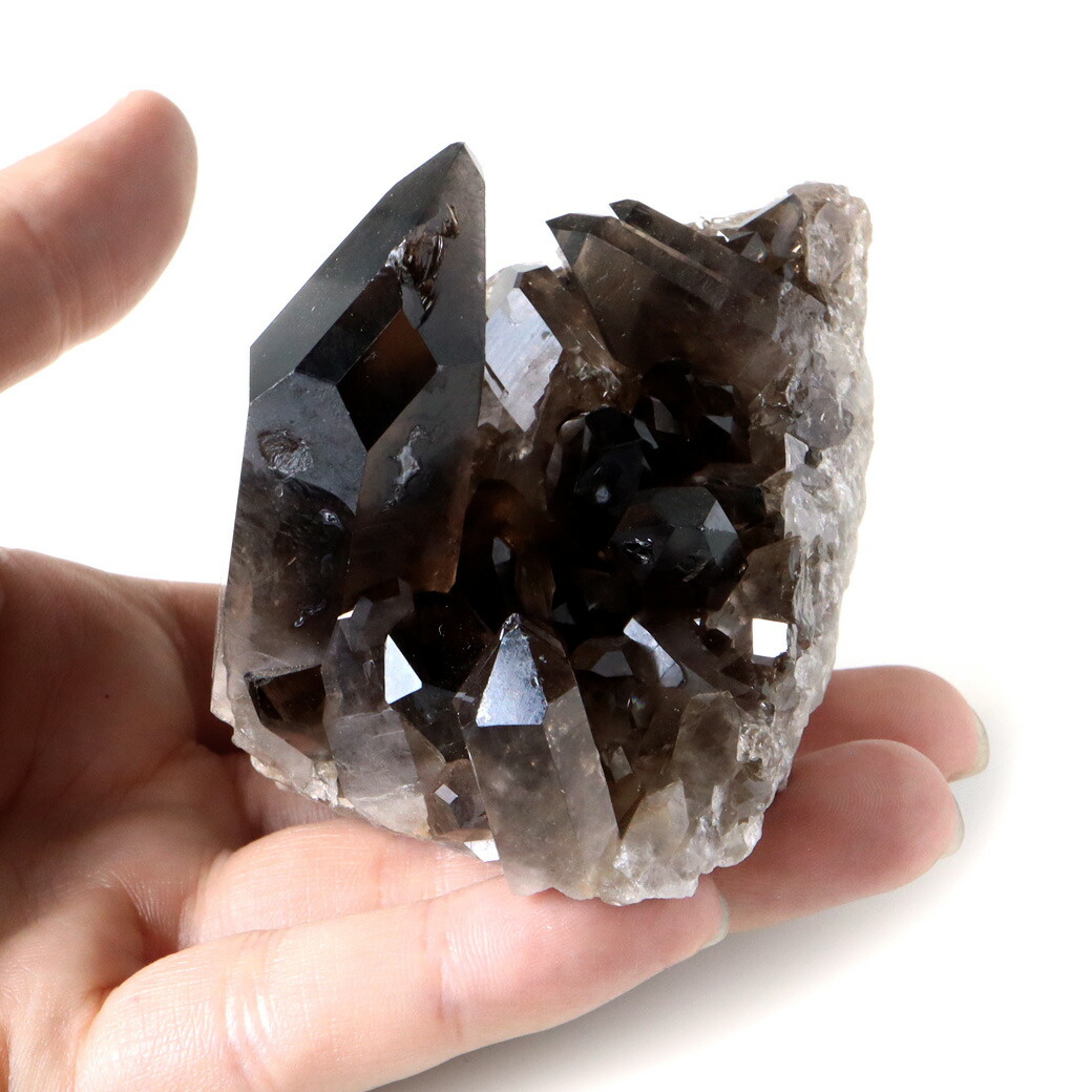 楽天市場】スモーキークォーツ クラスター 天然石 水晶 原石 煙水晶