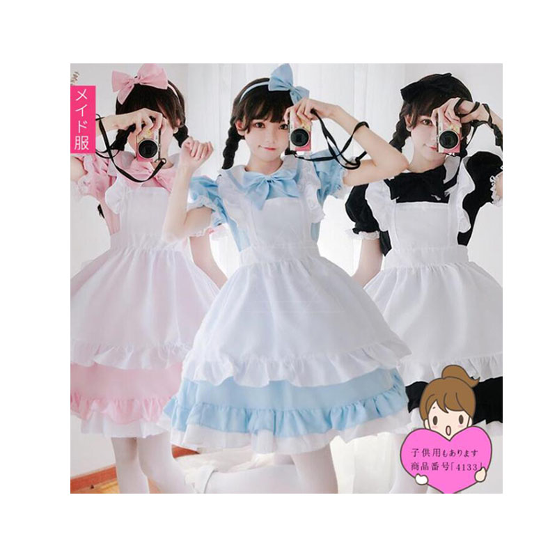 楽天市場】メイド服 ロリータ服 レディース コスプレ衣装 ハロウィン