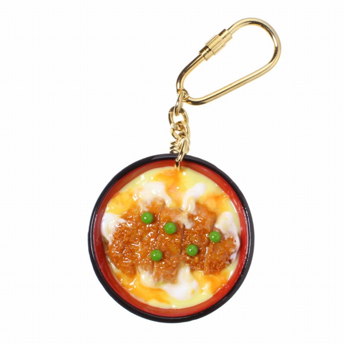 楽天市場】【メール便不可】食品サンプル屋さんのキーホルダー（カツ丼