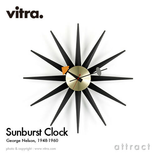 楽天市場】ヴィトラ Vitra Sunburst Clock サンバーストクロック Wall