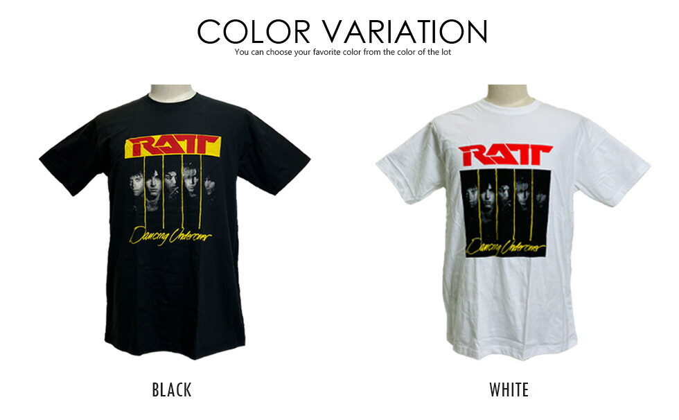 楽天市場】[在庫処分]Ratt グラフィック Tシャツ ラット メンバー