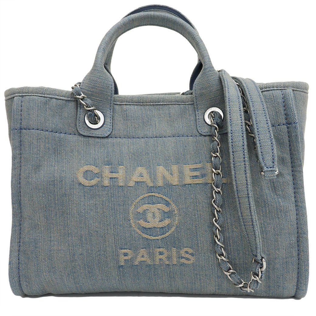 楽天市場】シャネル CHANEL バッグ デニム トートバッグ ドーヴィル