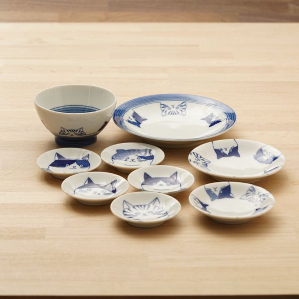 楽天市場】5cats 猫柄 取り皿 16cm 5枚 日本製 食器 送料無料 一部地域