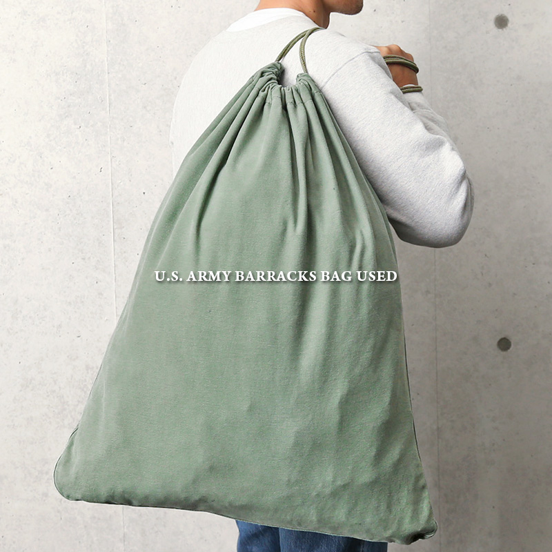 楽天市場】実物 USED 米軍 バラックバッグ / ランドリーバッグ