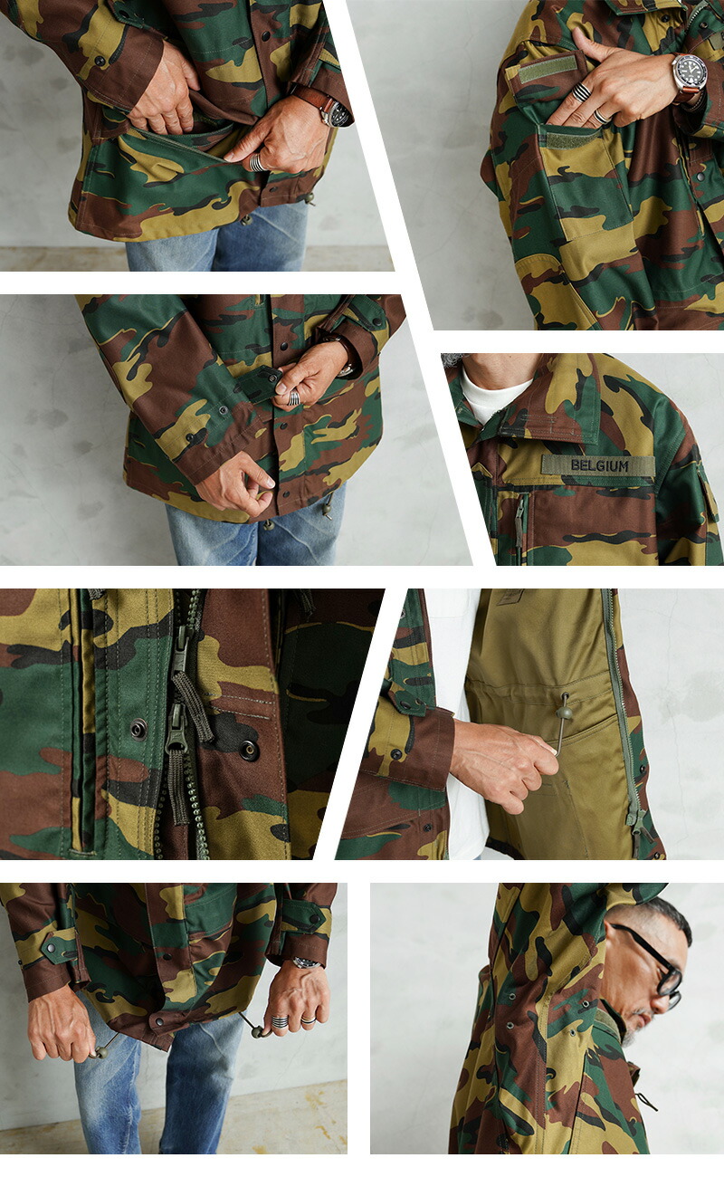 楽天市場】実物 新品 デッドストック ベルギー軍 M-90 ジグソーカモ