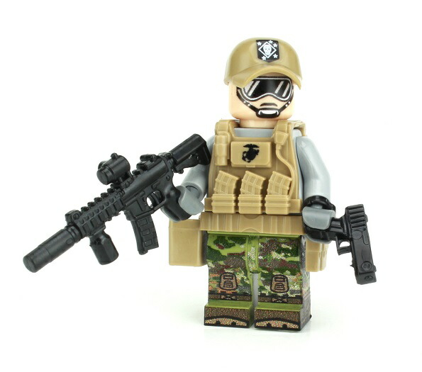 楽天市場】アメリカ海軍 海兵隊特殊部隊 ミニフィグ フィギュア MK18