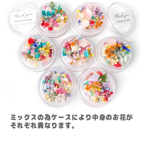 楽天市場】ドライフラワー 押し花 花びら 色々ミックス レジン ネイル