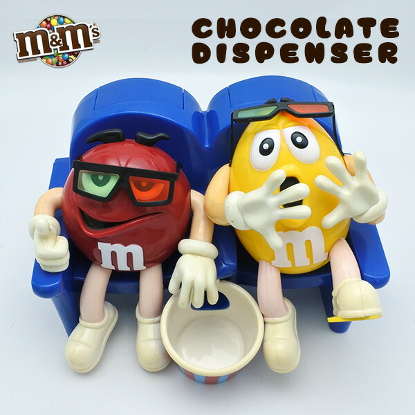 楽天市場】海外直輸入 USED品 m&m's チョコレート ディスペンサー