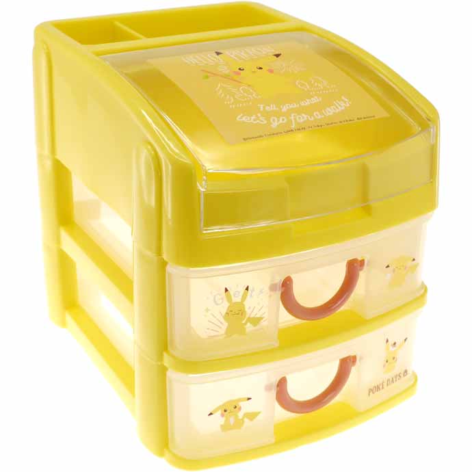 楽天市場】ピカチュウ ポケデイズ ミニチェスト 収納ボックス CHE3N