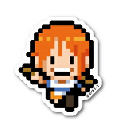 楽天市場】ピクセルワンピース ステッカー ナミ ミニサイズ OPX003S