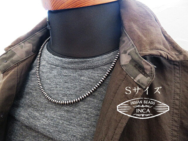 楽天市場】ナバホ ビーズネックレス ハンドメイド シルバー925