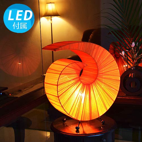 楽天市場】【LED電球付】コンクS オレンジ 照明 癒し アジアン 間接